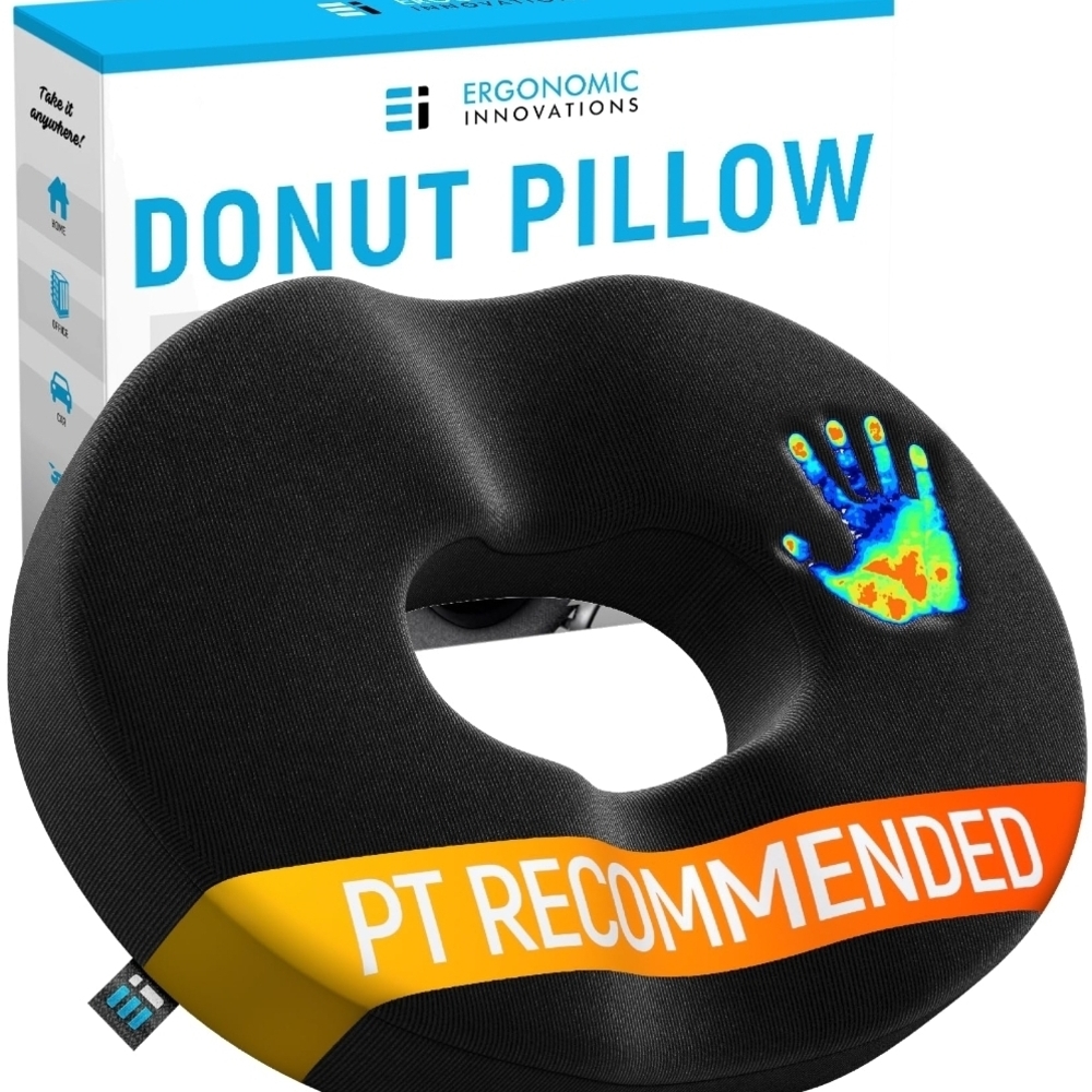 Ergonomic Innovations Black Donut Cushion